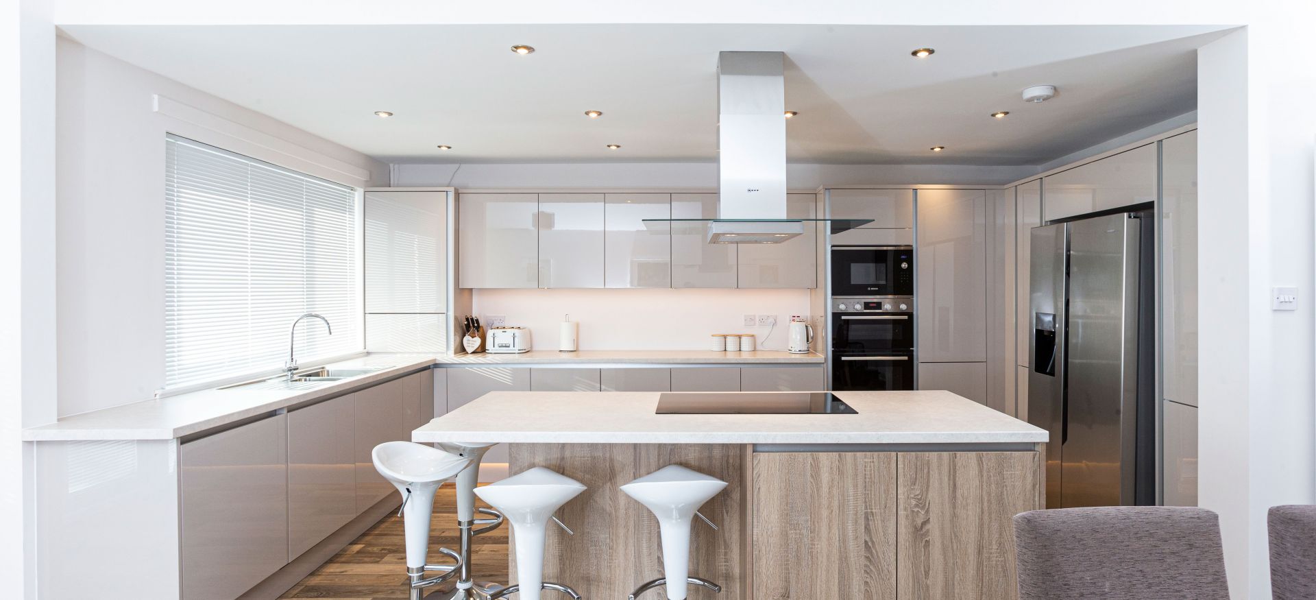 Marble-effect worktops